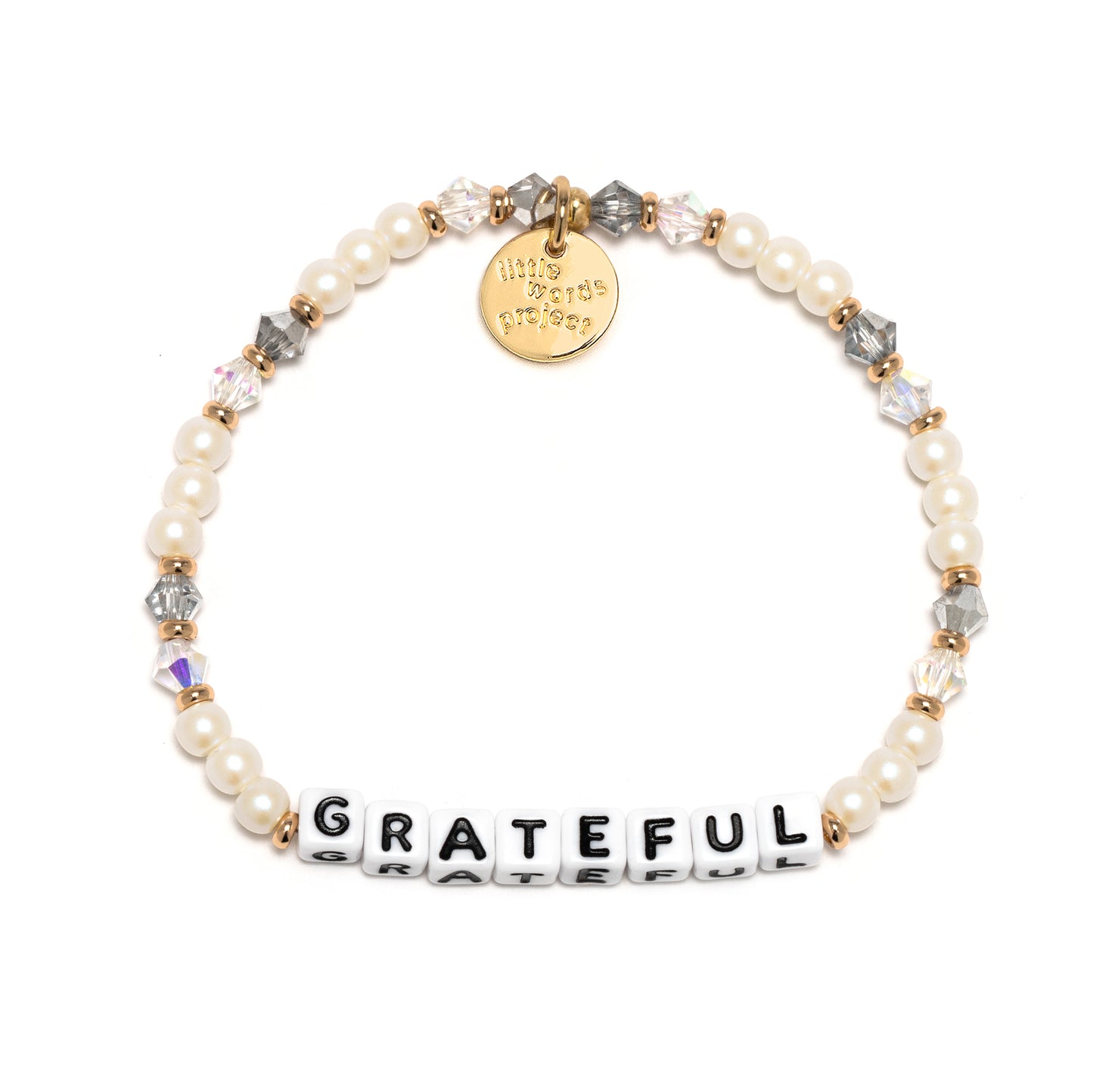 Little Words Project Stretch Bracelet - Grateful