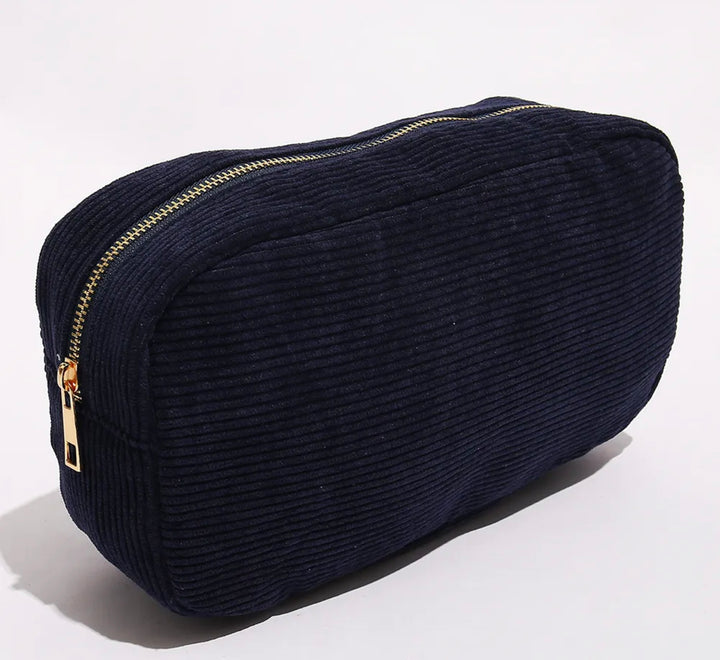 Corduroy Makeup Bag
