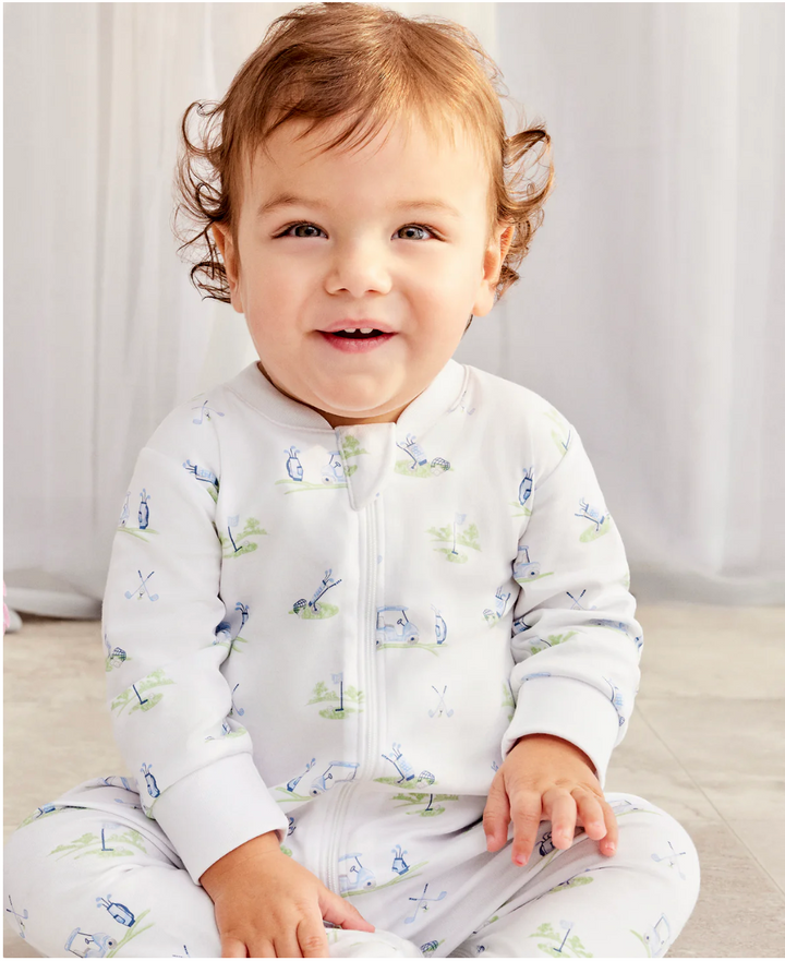 Fairway Foursome Blue Zip Footie