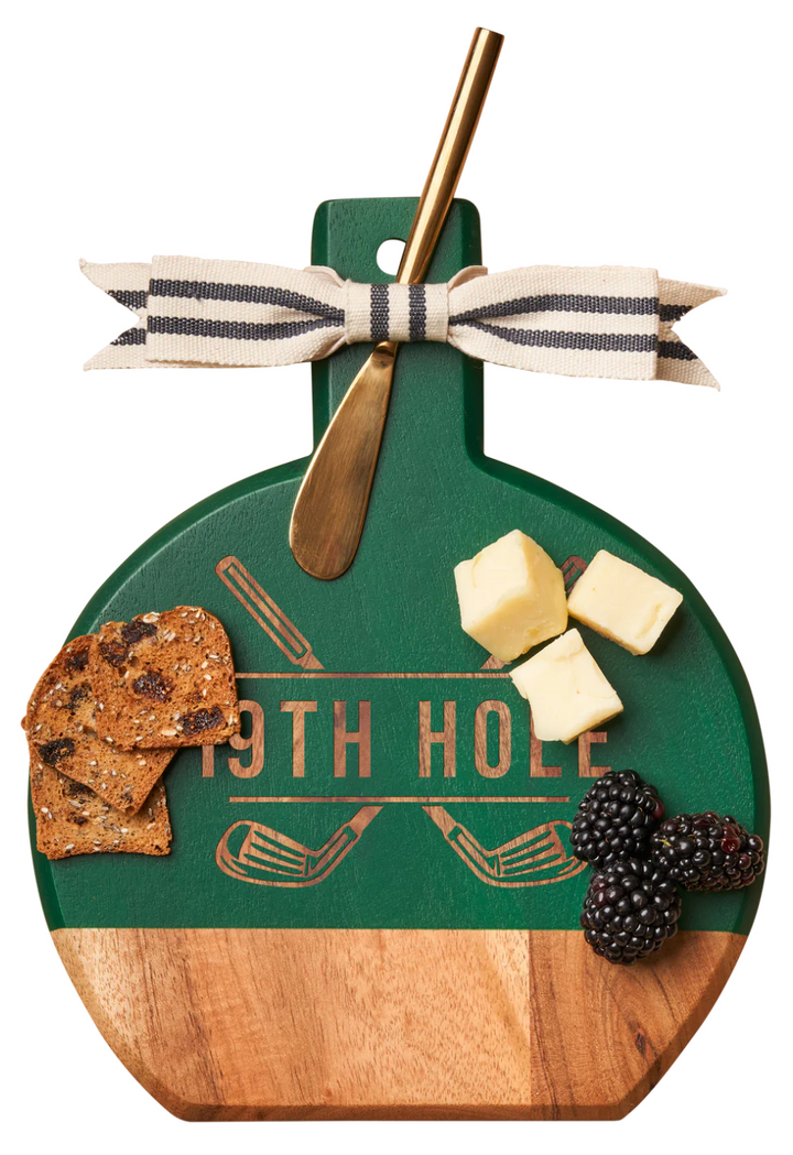 19th Hole Acacia Bevel Board Green