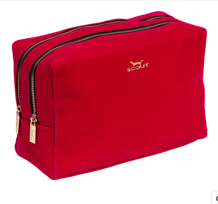 2-Way Toiletry Bag by Scout - Pink Velvet