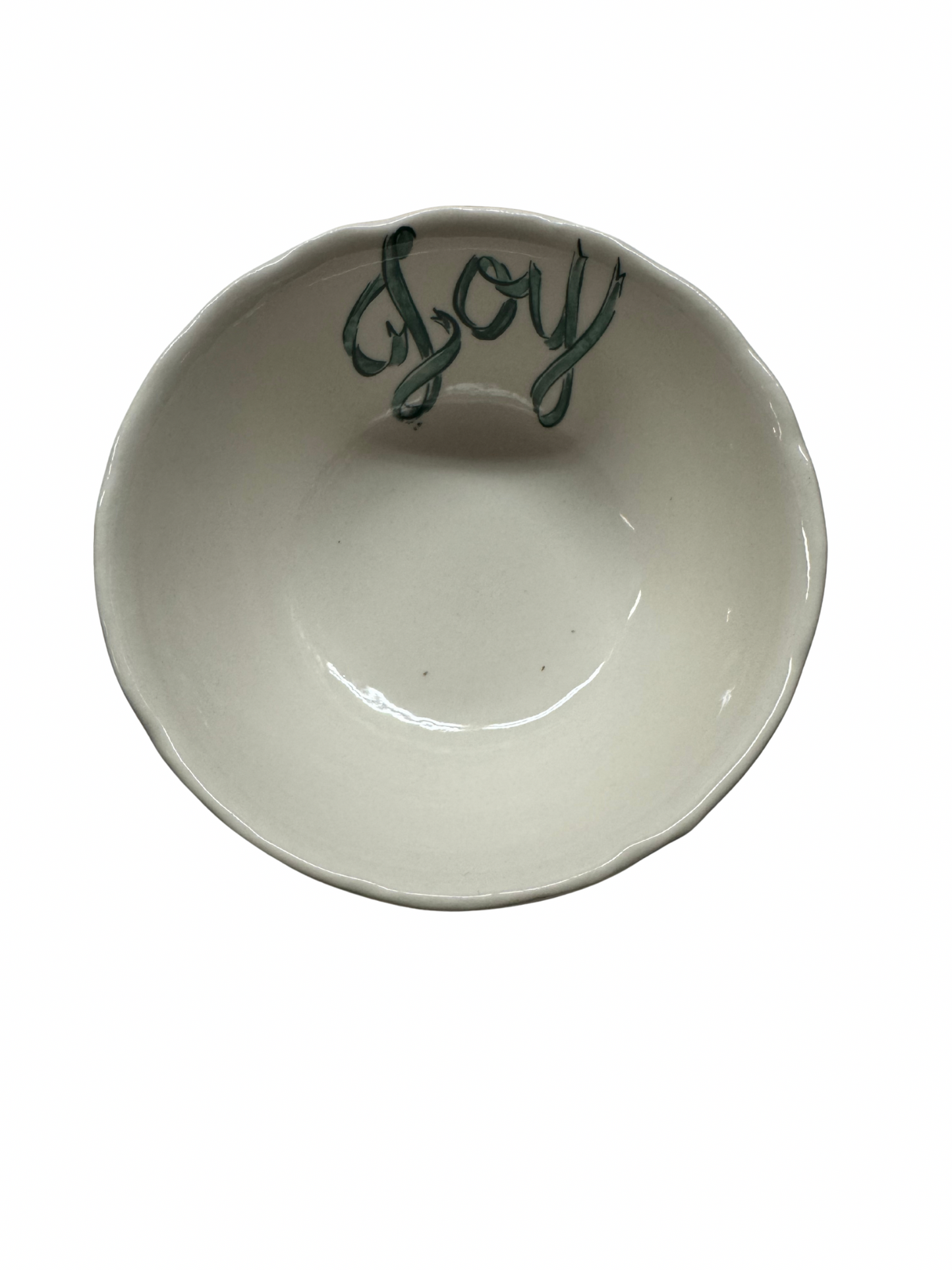 Stoneware Bowl w/ Holiday Word