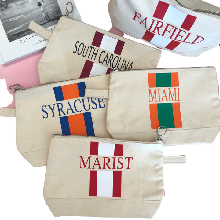 Personalized Canvas Makeup Case