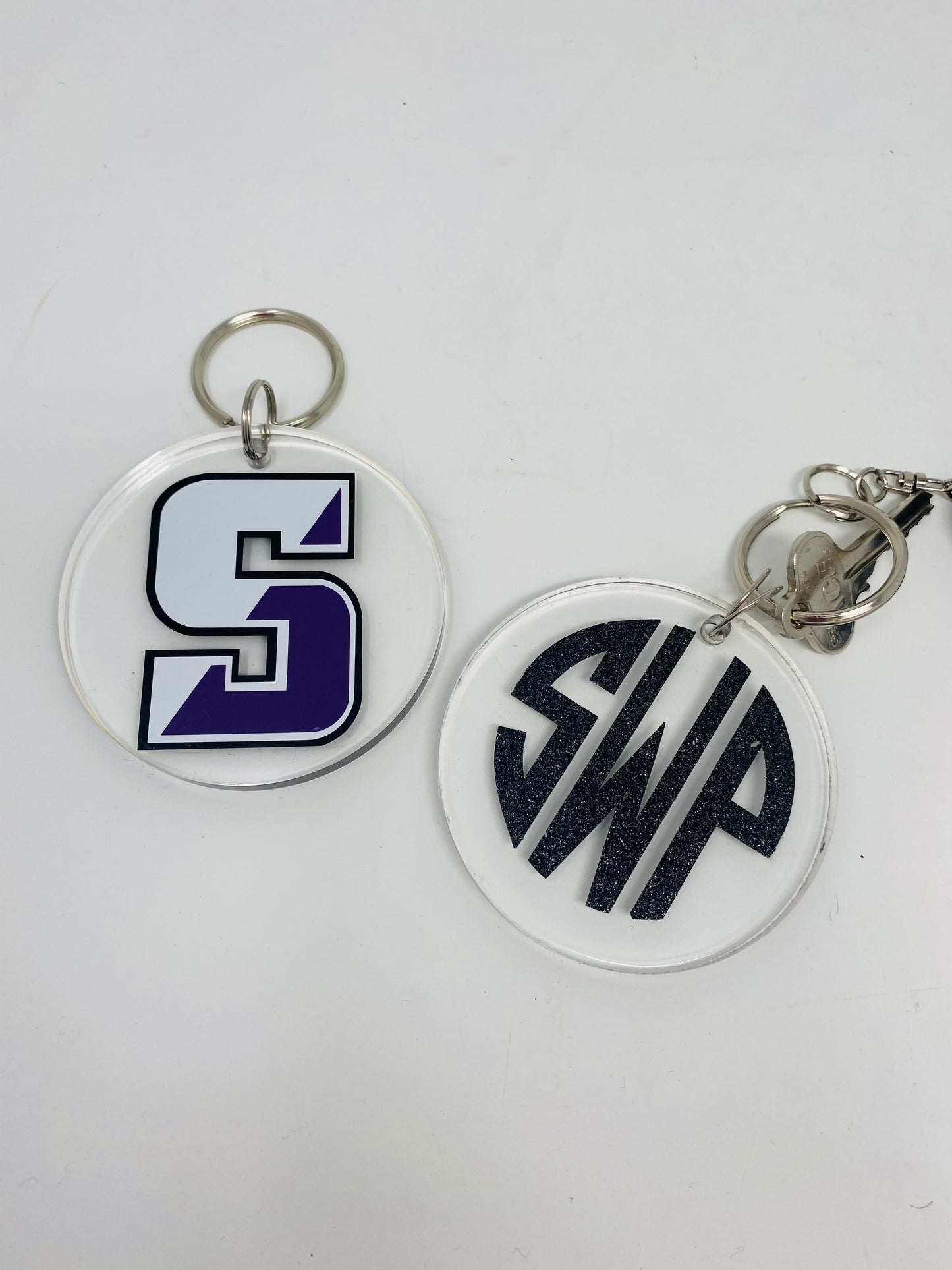Personalized Round Acrylic Keychain