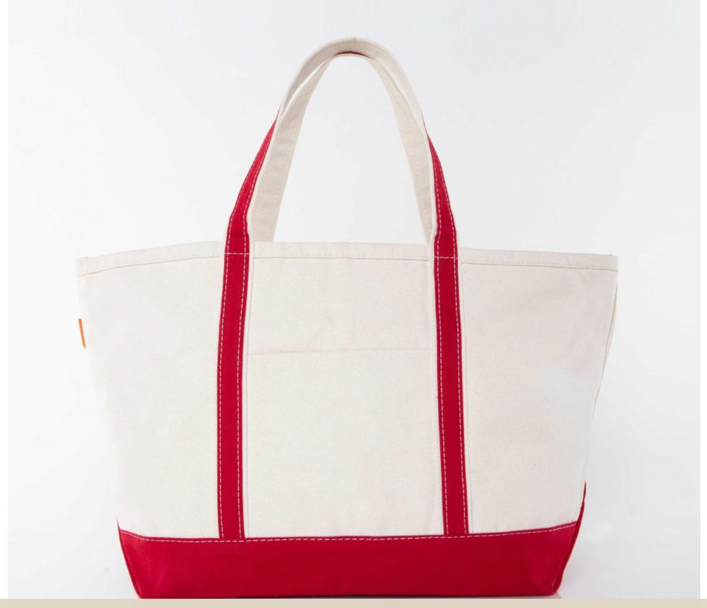 Personalized Medium Boat Bag