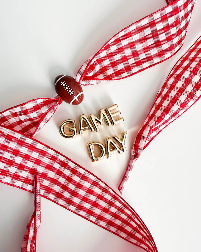 Game Day Gingham Sneaker Lace Charm Set – GAMEDAY