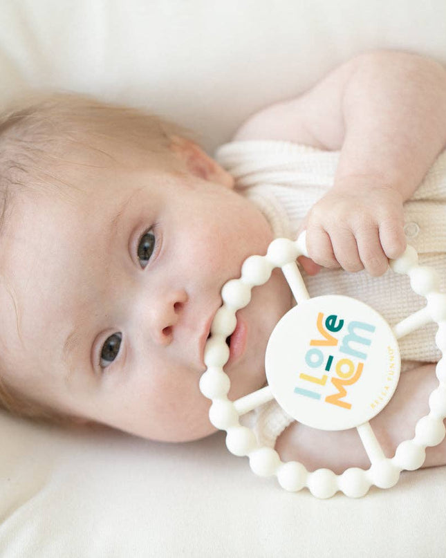I Love Mom Happy Teether