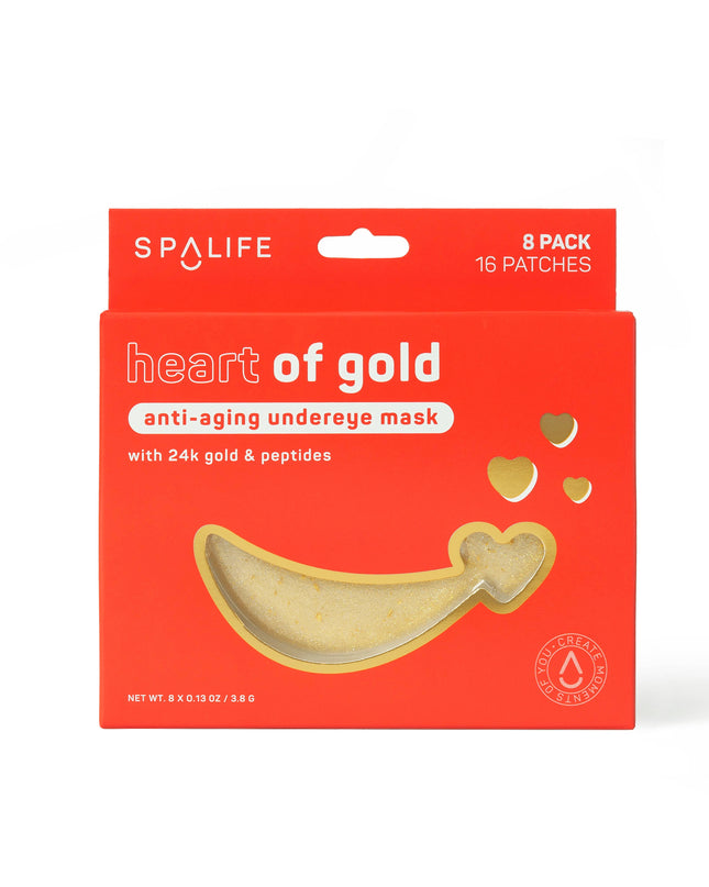 Valentines' Day Heart of Gold Anti-Aging Undereye Masks