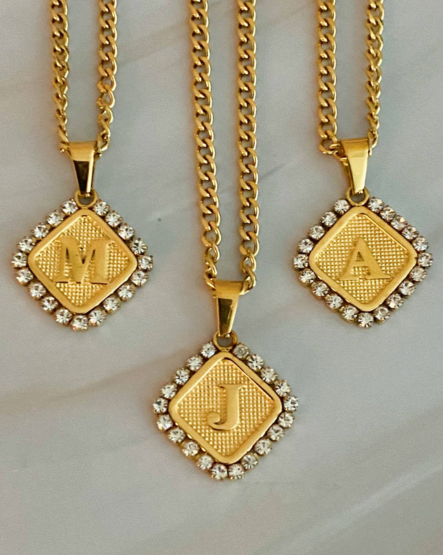 Aztec Delight Initial Necklace