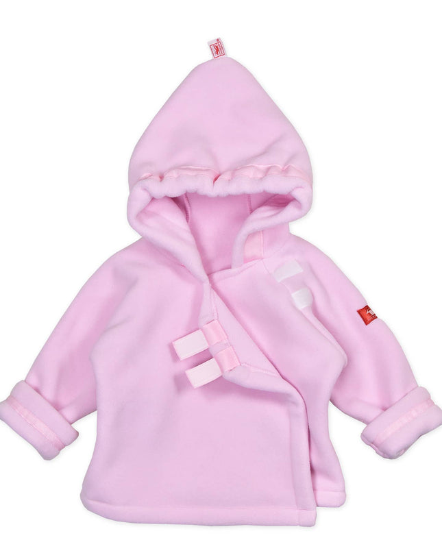 Light Pink Warmplus Fleece Favorite Jacket Wrap Close 620-LP