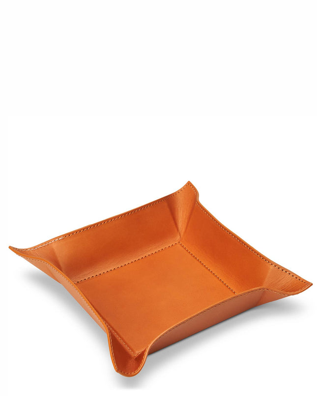 "Perry" Leather Valet Tray (Personalizable)