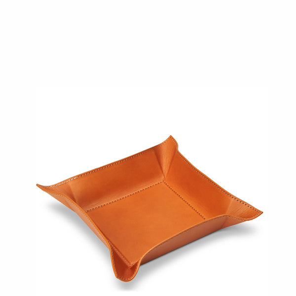 "Perry" Leather Valet Tray (Personalizable)