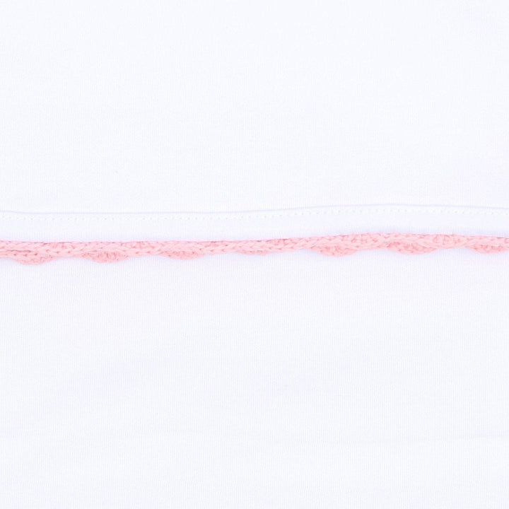 Baby Joy Bubble with Pink Crochet Trim