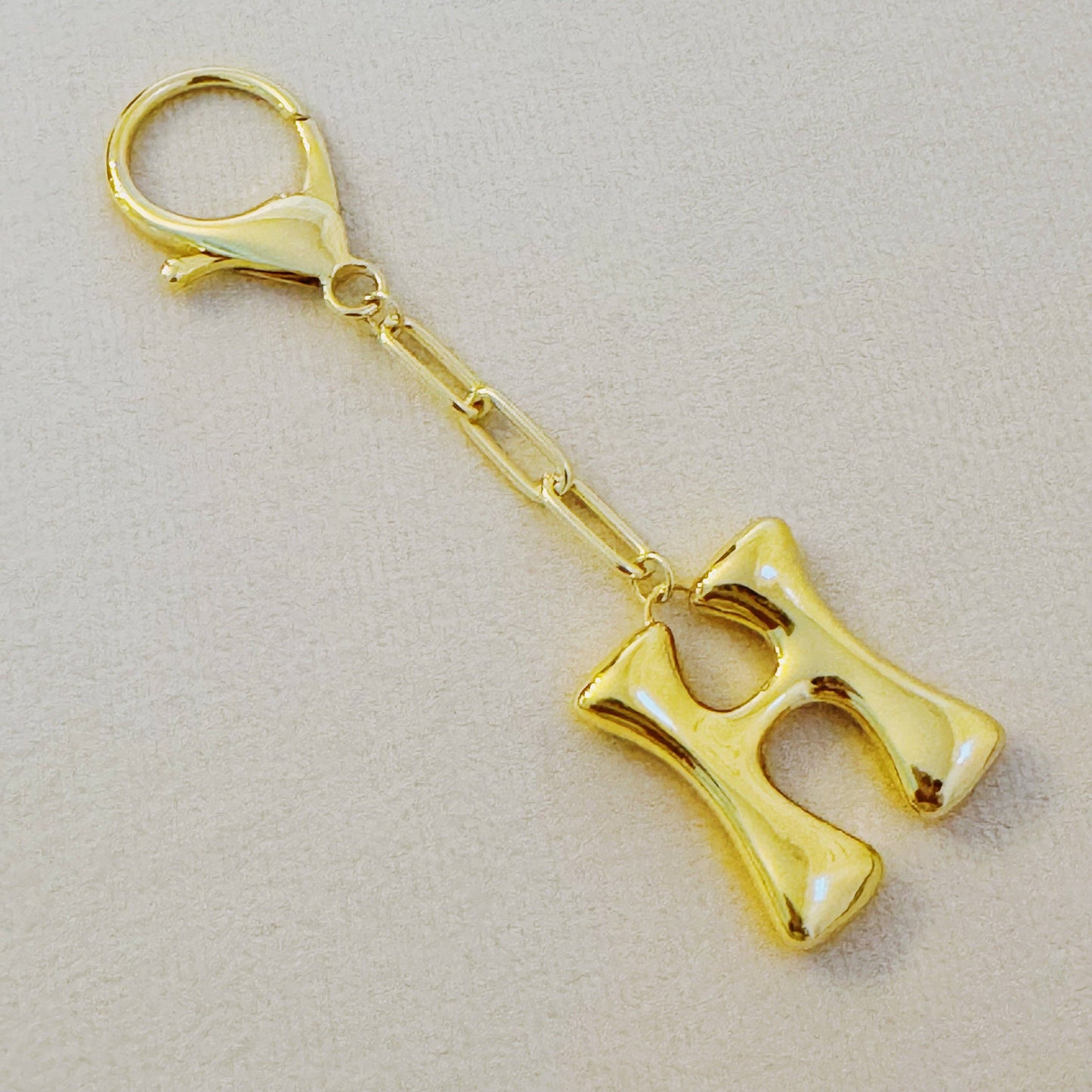Whimsy Balloon Letter Initial Bag Charm