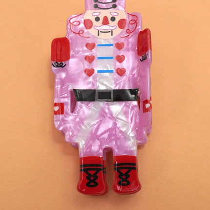 CHRISTMAS TREE SANTA SNOWMAN HAIR CLAW CLIPS | 40H939