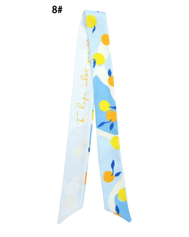 Narrow Silk Scarf