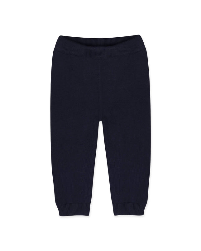 Leo Textured Knit Polo Baby Pullover & Pant (Organic Cotton)