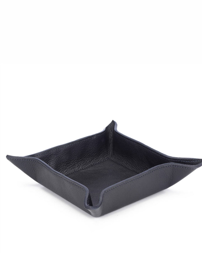 "Perry" Leather Valet Tray (Personalizable)