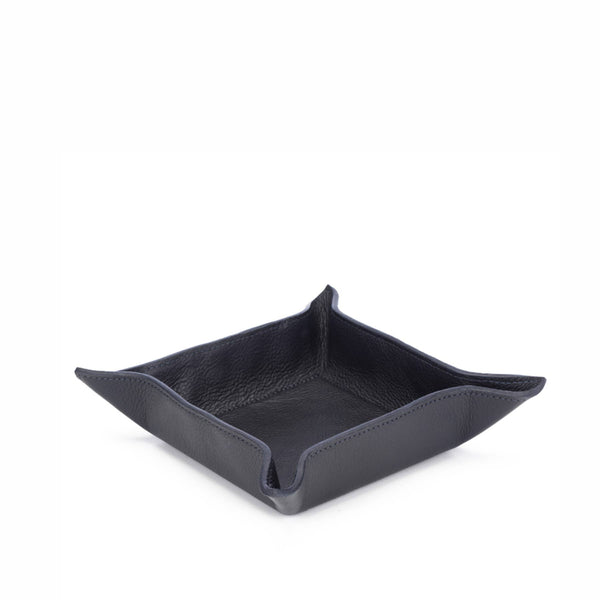 "Perry" Leather Valet Tray (Personalizable)