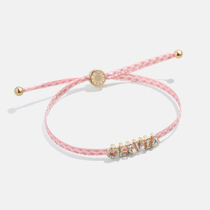Customizable Ribbon Bracelet
