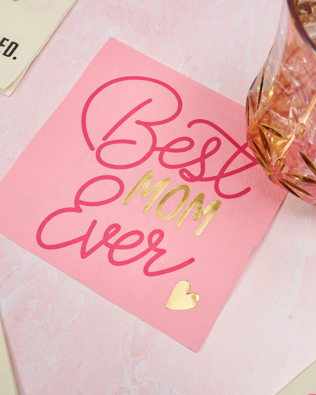 Best Mom Ever Cocktail Napkins