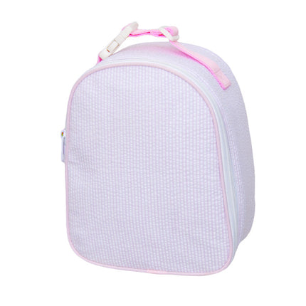 Seersucker lunchbox Gumdrop — shown open with compartments