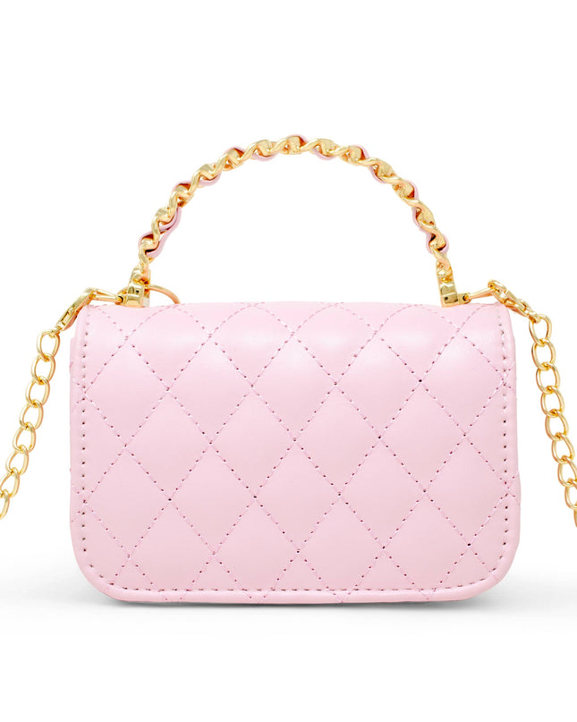 Girl's Classic Link Chain Top Handle Handbag
