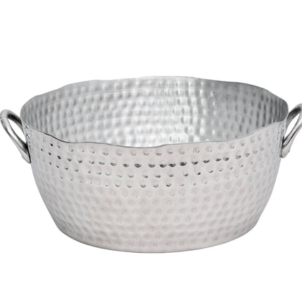Personalized Hammered Round Tub