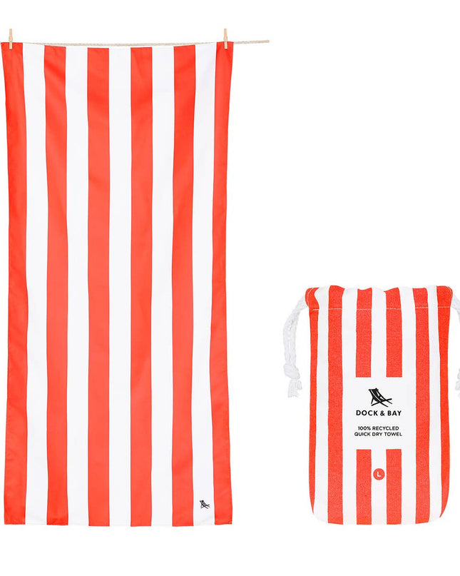 Dock & Bay Quick Dry Towels - Cabana - Waikiki Coral