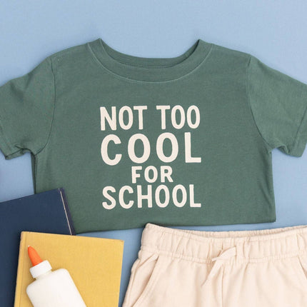 Not Too Cool For School Short Sleeve T-Shirt - Boys Clothing