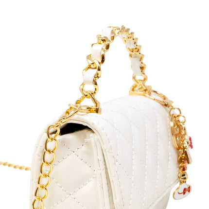 Girl's Classic Link Chain Top Handle Handbag