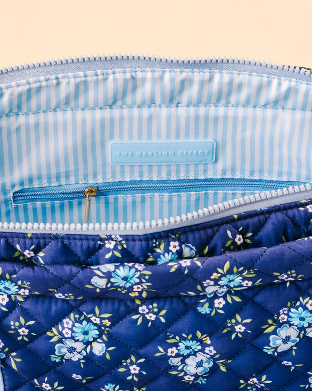 The Everyday Quilted Tote Bag–Endless Daydream Navy