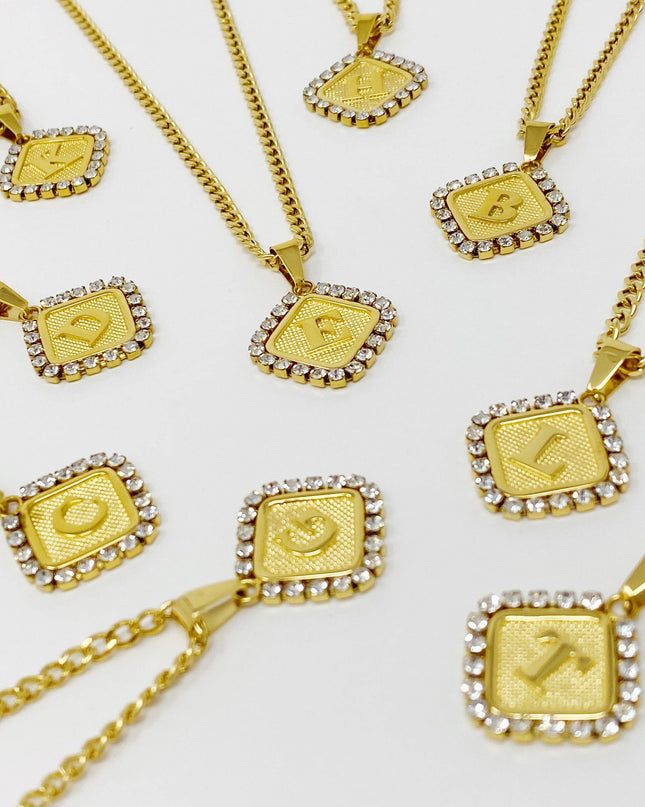 Aztec Delight Initial Necklace