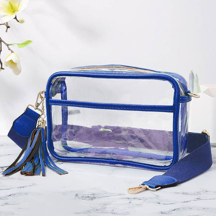 Personalized Game Day Clear Crossbody Bag