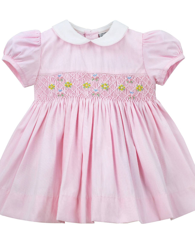 Baby Girl Picque Classic  Pink Dress