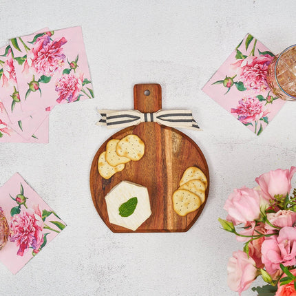 9.75" x 8" Board Gift Kit w/o spreader: Pink Peonies