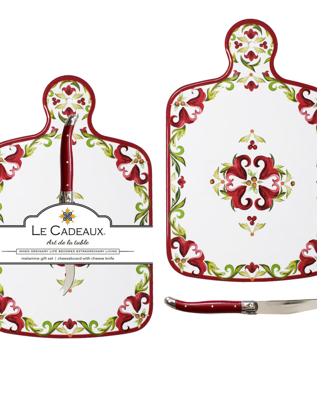 Melamine cheeseboard gift set — entertaining and housewarming gift
