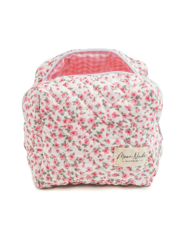 Peony Quilted Make Up Bag