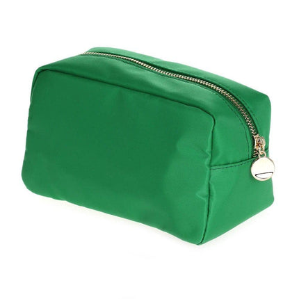 Personalized Emma Round Zippered Nylon Cosmetic Pouch Bag