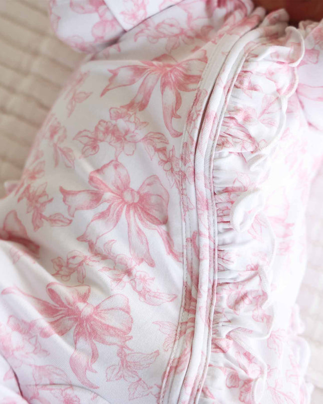 Fancy Frills Ruffle Zipper Footie