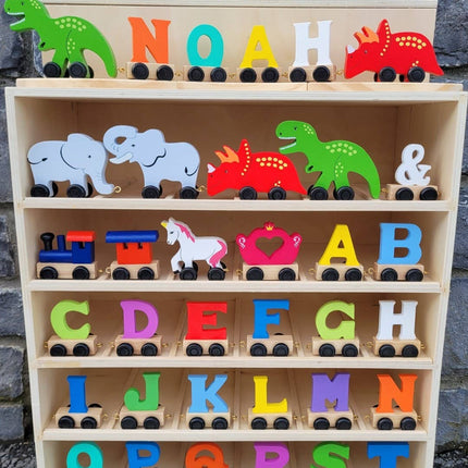 Wooden Name Train Piece – Choose Your Style