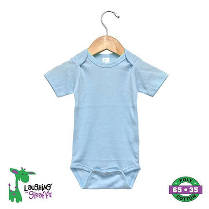 Laughing Giraffe Baby Bodysuit in Pastel Colors