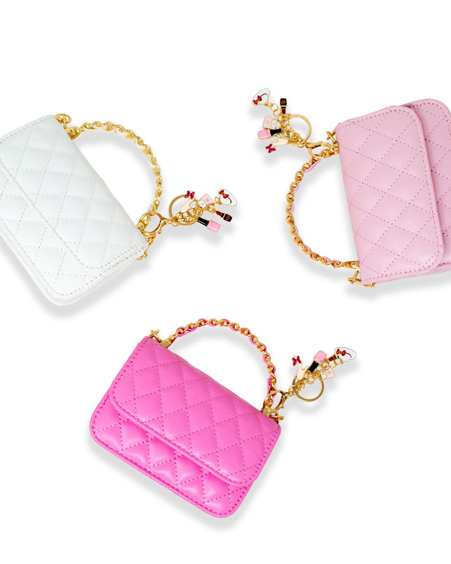 Girl's Classic Link Chain Top Handle Handbag