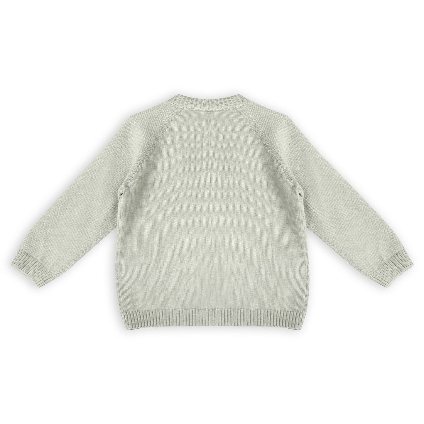 Flower & Heart Baby Sweater Cardigan & Pants Set