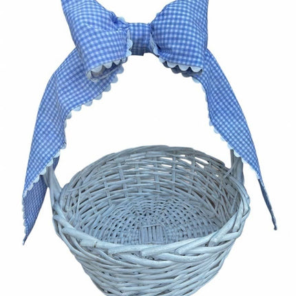 Custom Gingham Bow with Trim