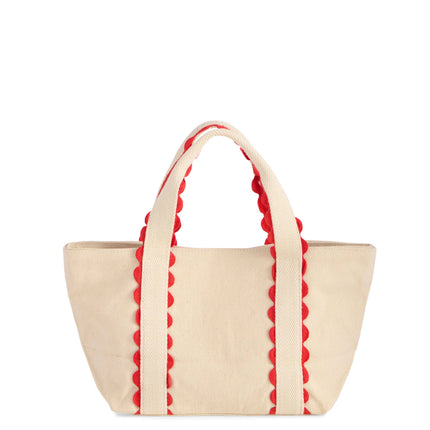 LIBERTY BOW MINI TOTE,RED