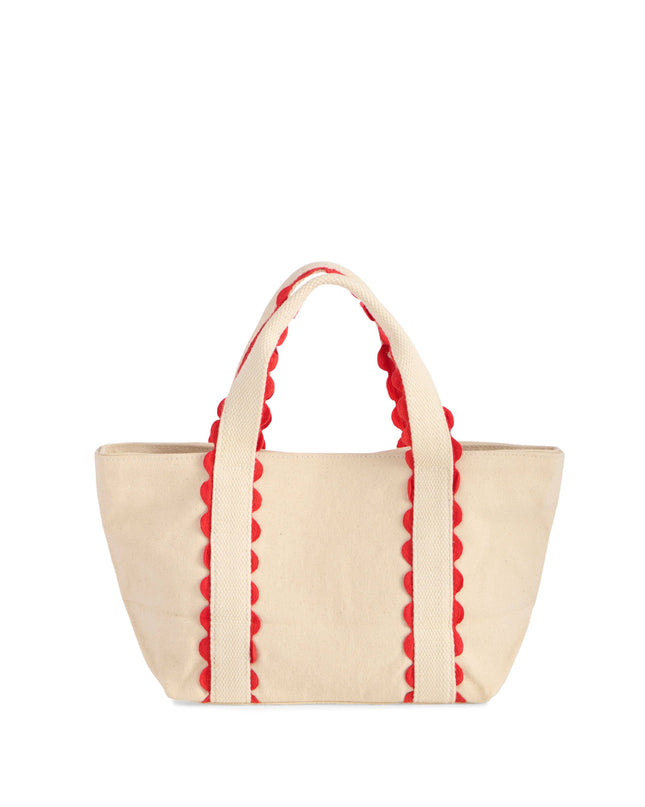 LIBERTY BOW MINI TOTE,RED