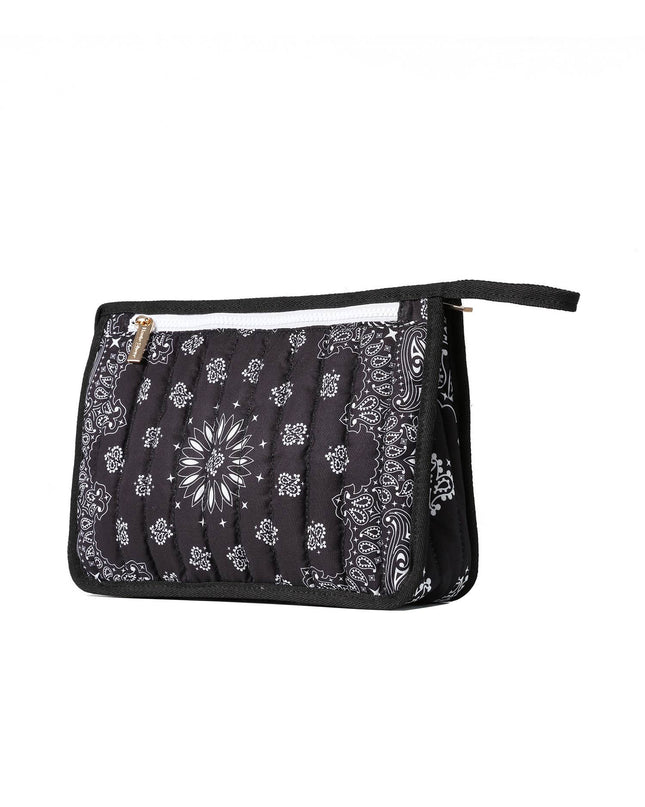 Bandana Print Pouch -Beau Black