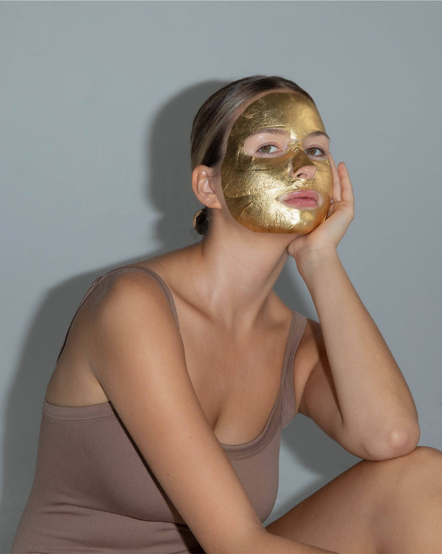 24k Gold Foil Premium Face Mask 5-PACK