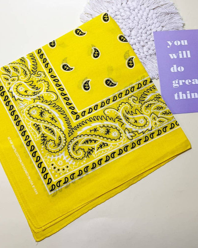 Cotton Paisley Bandanas